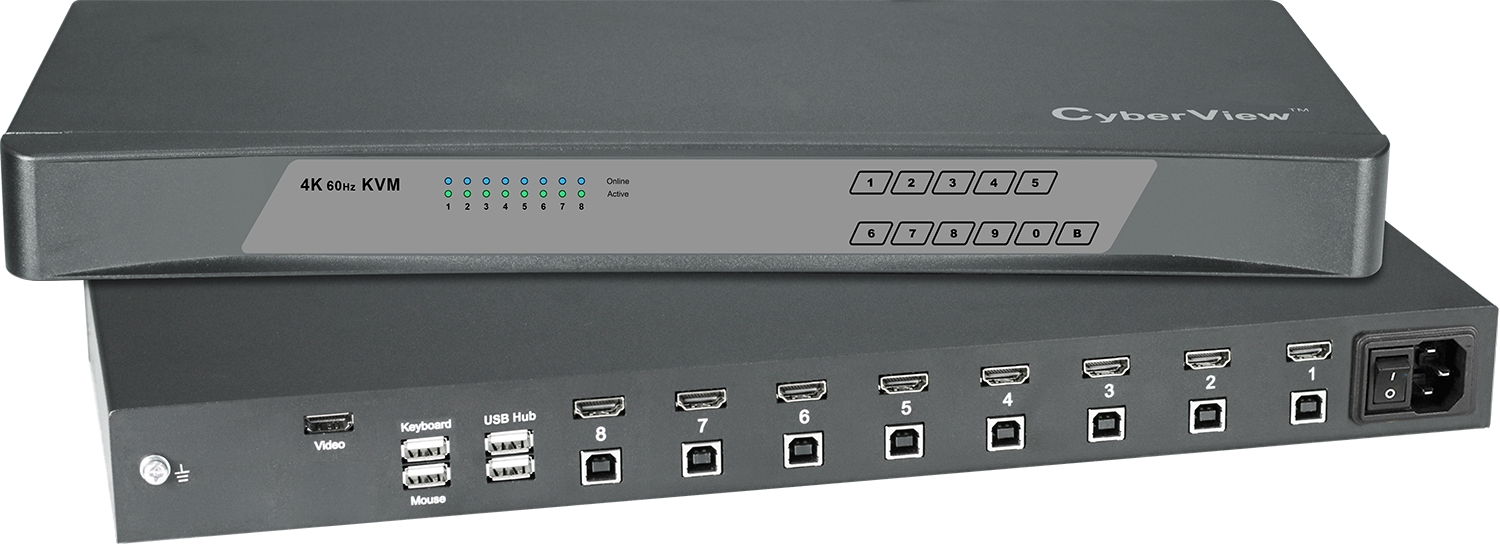 CV-801K - 8-Port HDMI KVM Switch